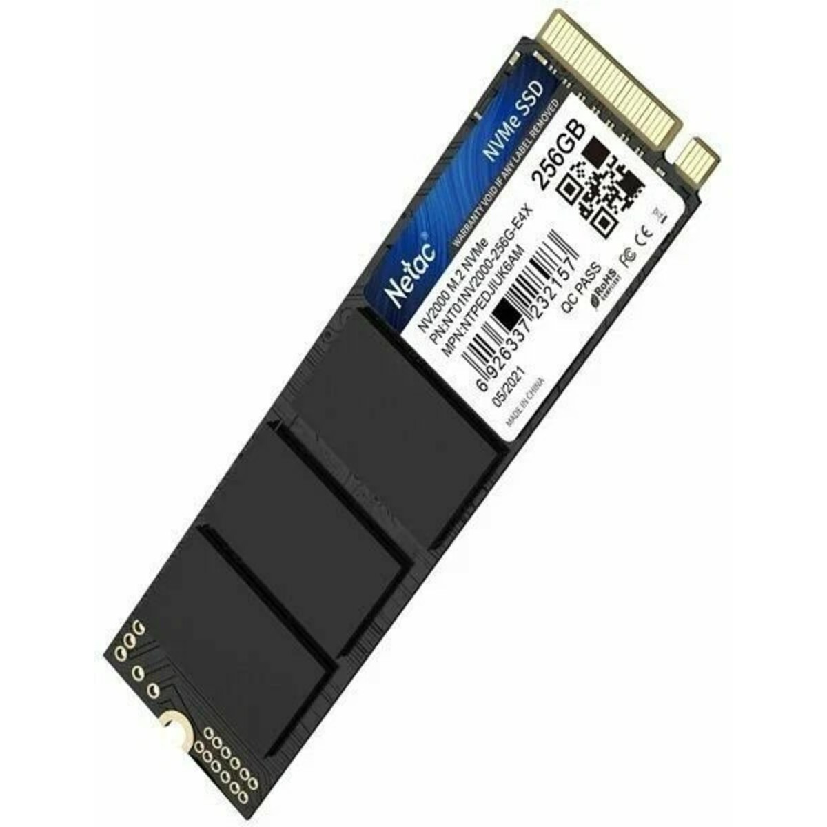 Накопитель SSD Netac 256Gb M.2 2280 NVME NT01NV2000-256-E4X 