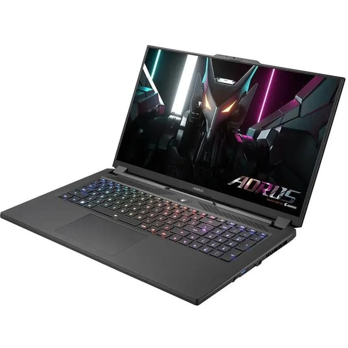 Ноутбук Gigabyte Aorus 17H BXF Core i7 13700H 16Gb SSD1Tb NVIDIA GeForce RTX4080 12Gb 17.3 IPS FHD (1920x1080) Free DOS black WiFi BT Cam (BXF-74KZ554SD)