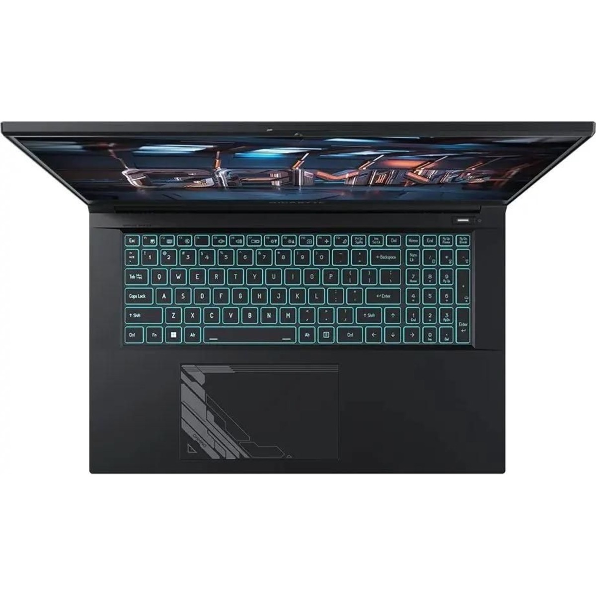 Ноутбук Gigabyte G7 Core i5 12500H 16Gb SSD512Gb NVIDIA GeForce RTX4060 8Gb 17.3 FHD (1920x1080) Free DOS black WiFi BT Cam (KF-E3KZ213SD)