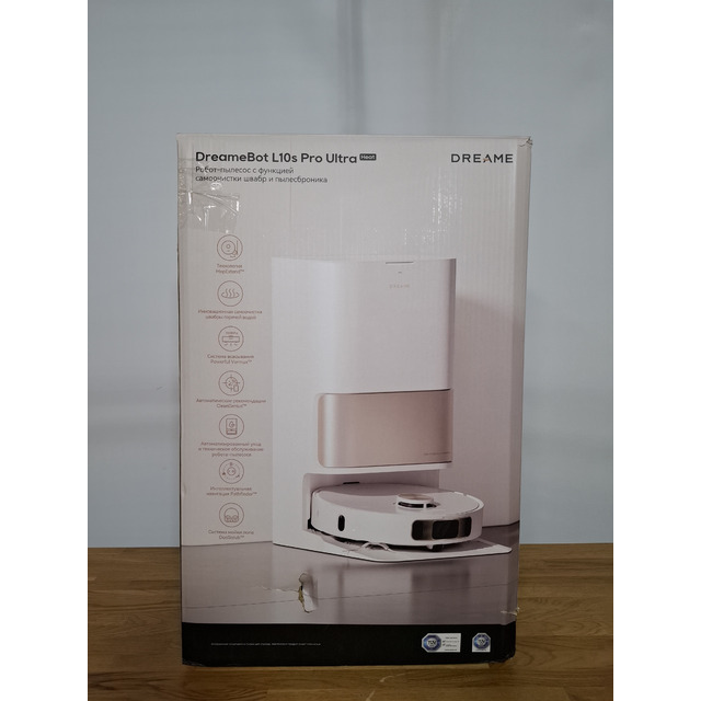 Робот-пылесос DreameBot L10s Pro Ultra Heat, белый