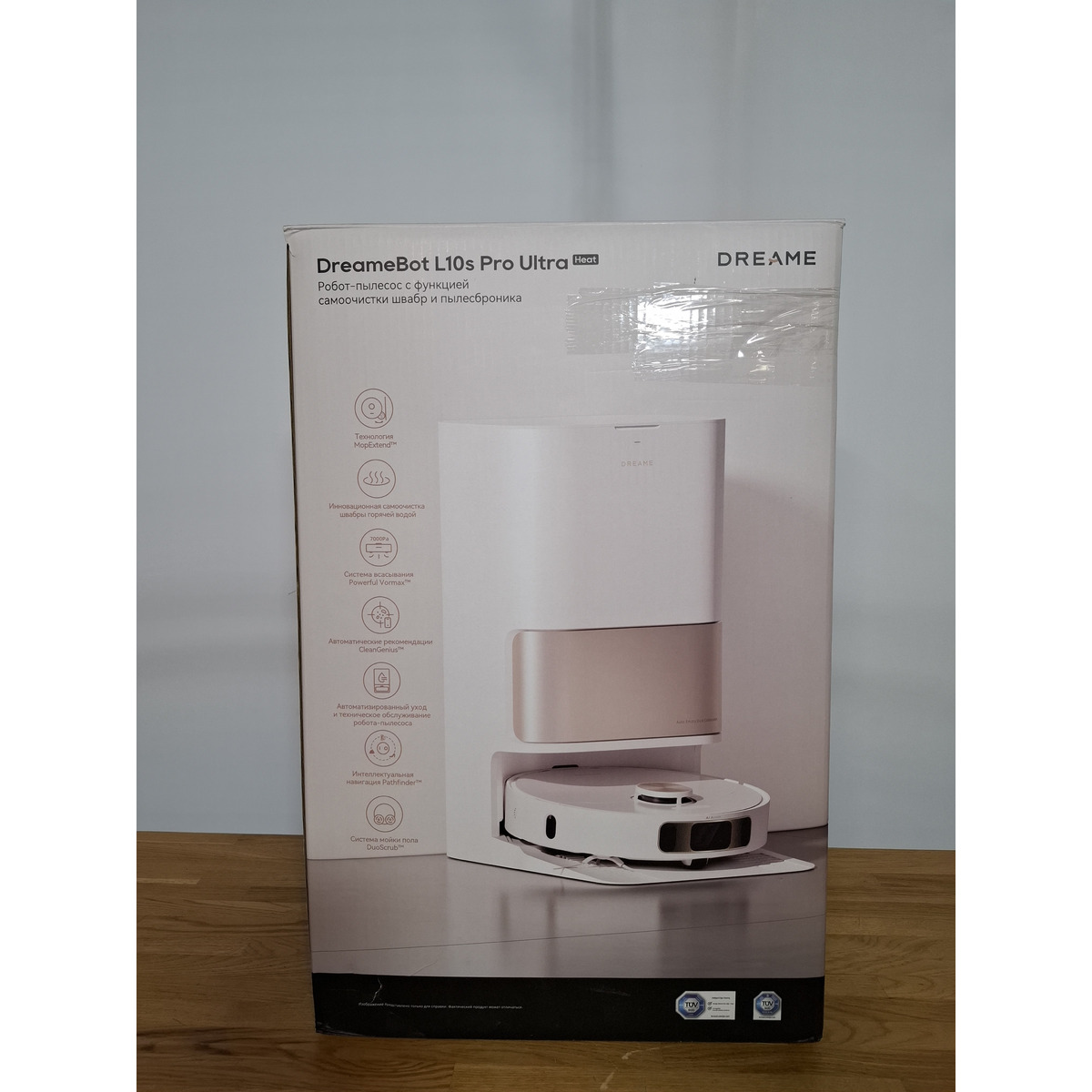 Робот-пылесос DreameBot L10s Pro Ultra Heat, белый