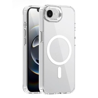 Чехол-накладка Devia Shark Series Magnetic Shockproof Case для iPhone 16e (Цвет: Clear)