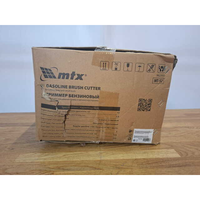 Триммер бензиновый MTX MT-52 (2-коробки) (Цвет: Red / Black) Триммер бензиновый MTX MT-52 (2-коробки) (Цвет: Red / Black)