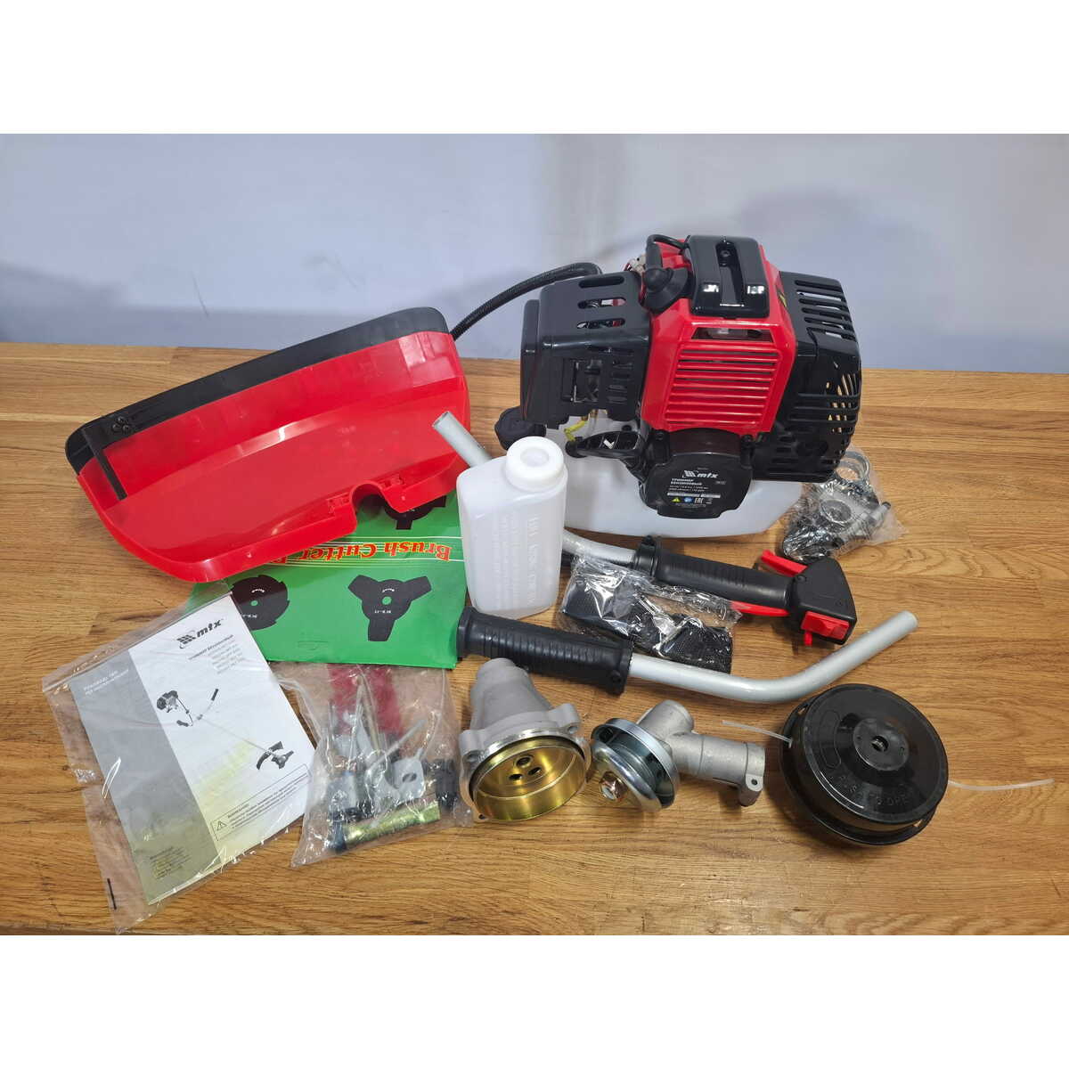 Триммер бензиновый MTX MT-52 (2-коробки) (Цвет: Red/Black)
