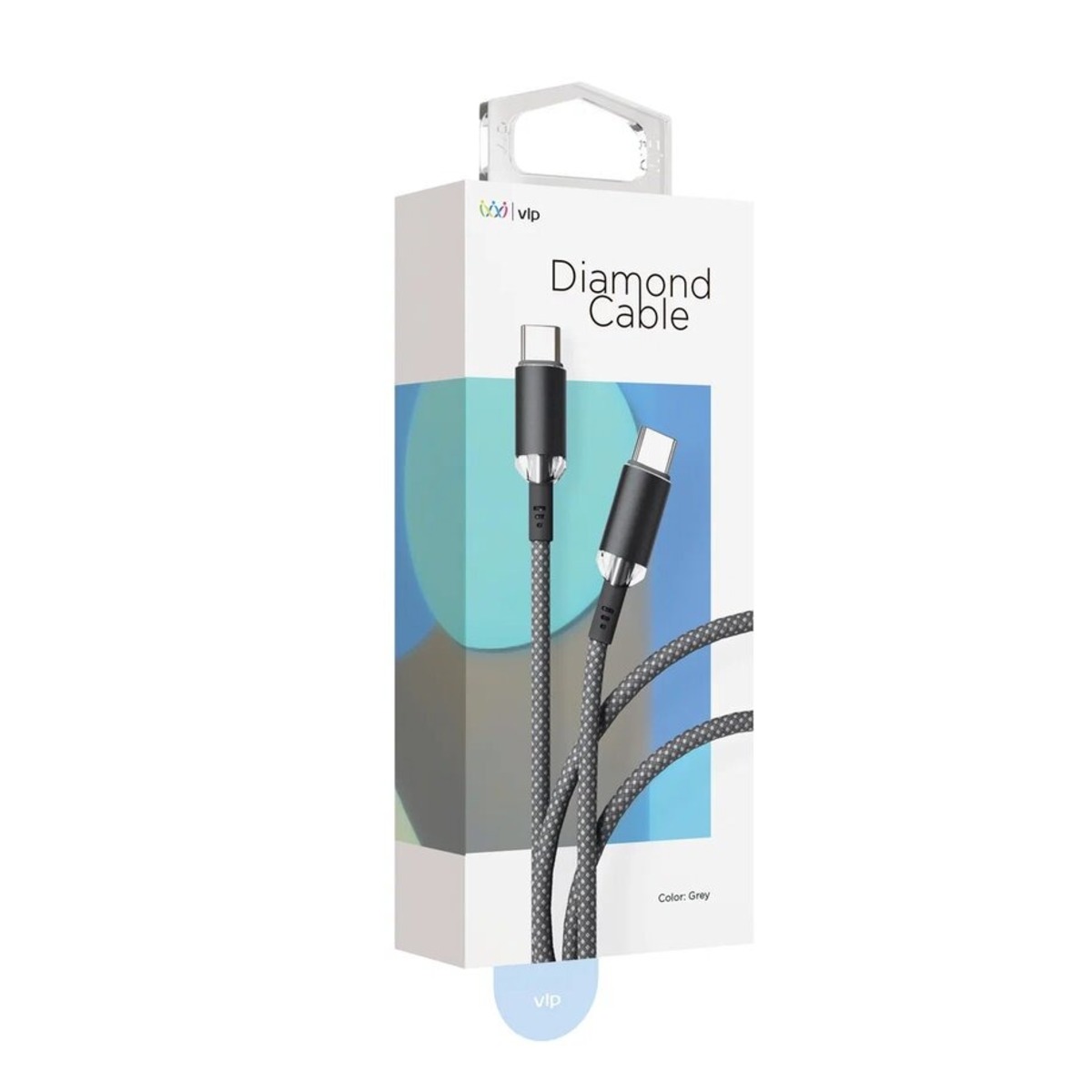 Кабель VLP Diamond Cable USB-C to USB-C Cable 1.2m (Цвет: Gray)