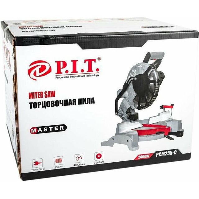 Торцовочная пила P.I.T. PCM255-C МАСТЕР (Цвет: Red) Торцовочная пила P.I.T. PCM255-C МАСТЕР (Цвет: Red)