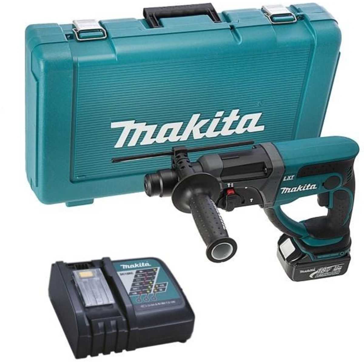 Перфоратор Makita DHR202RF (Цвет: Blue)