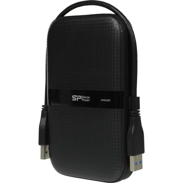 Жесткий диск Silicon Power USB 3.0 1TB SP010TBPHDA60S3A, черный