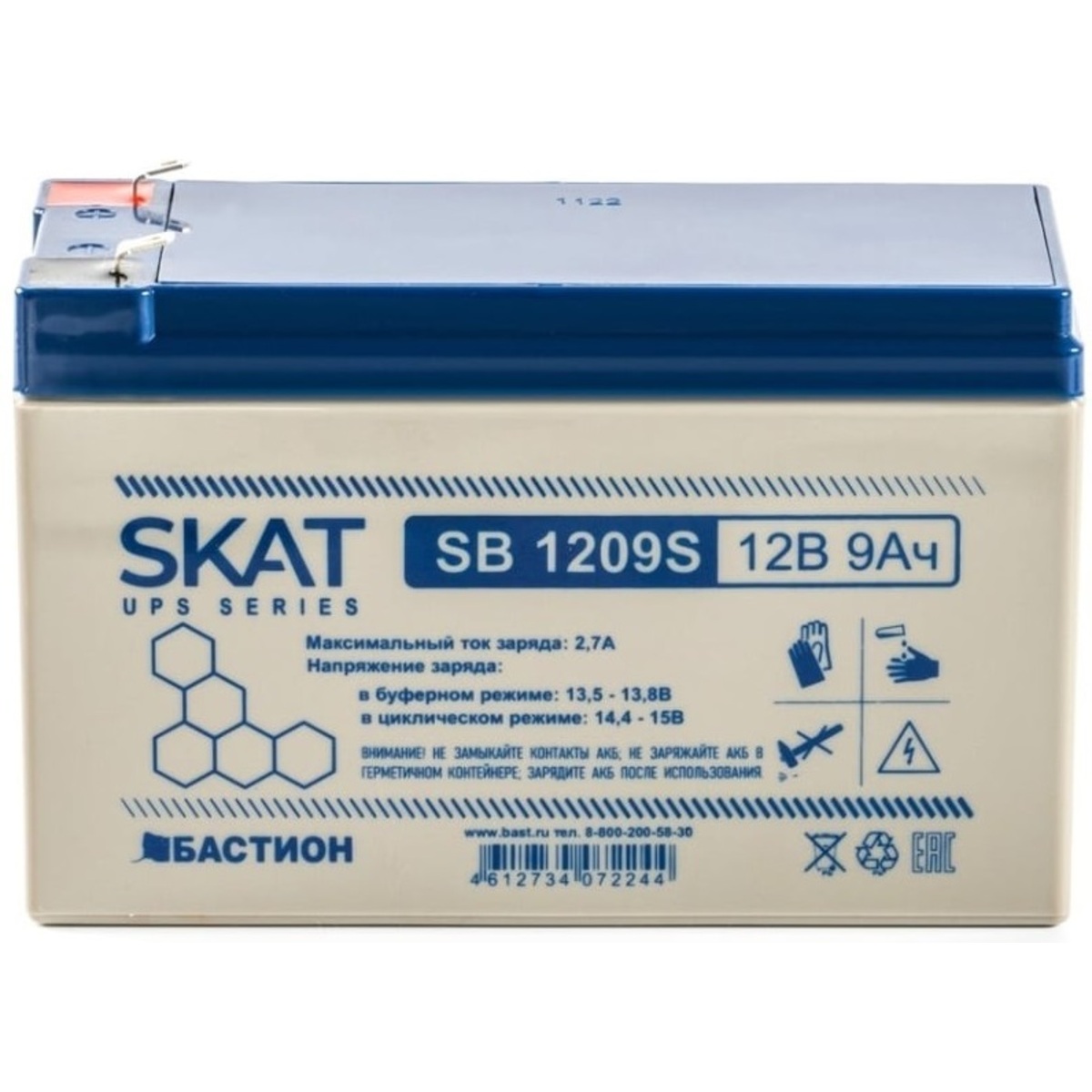 Батарея для ИБП Бастион SKAT SB 1209S 12В 9Ач