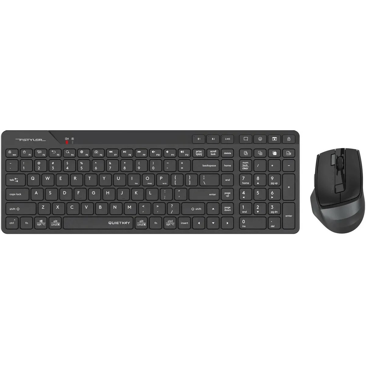 Клавиатура + мышь A4Tech Fstyler FB2800C Air2 (Цвет: Black / Gray)