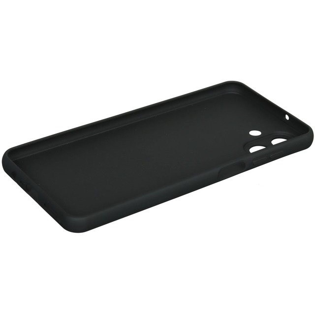 Чехол-накладка Borasco Silicone Сase для смартфона Samsung Galaxy A07 (Цвет: Black)