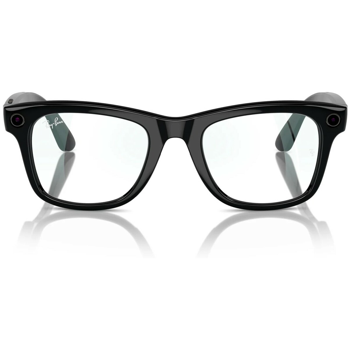 Умные очки Ray-Ban Meta Wayfarer RW4008 (Цвет: Shiny Black/Clear)