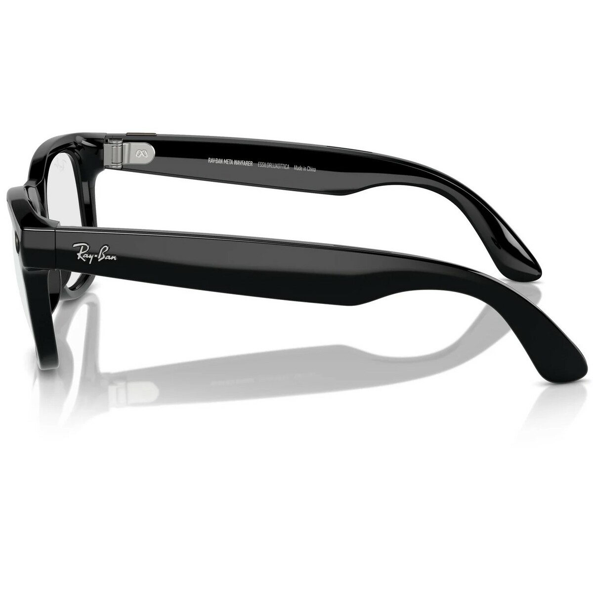 Умные очки Ray-Ban Meta Wayfarer RW4008 (Цвет: Shiny Black/Clear)