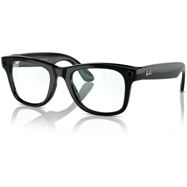 Умные очки Ray-Ban Meta Wayfarer RW4008 (Цвет: Shiny Black / Clear)