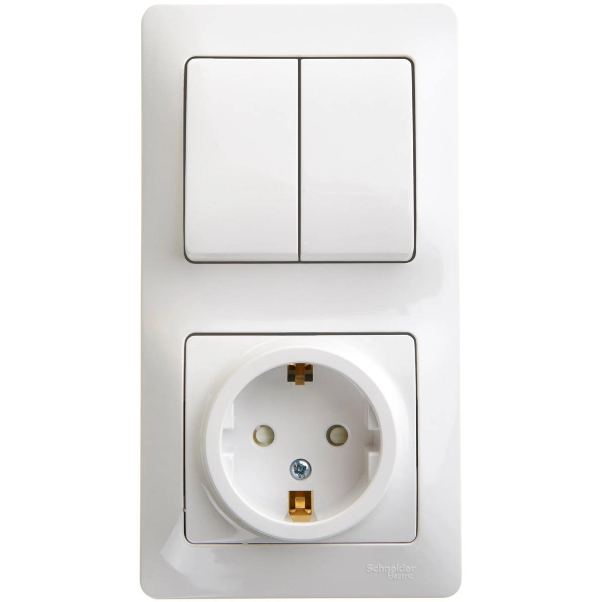 Блок Schneider Electric GSL000174 Glossa (Цвет: White)