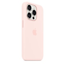 Чехол-накладка Apple Silicone Case with MagSafe для смартфона Apple iPhone 15 Pro (Цвет: Light Pink)