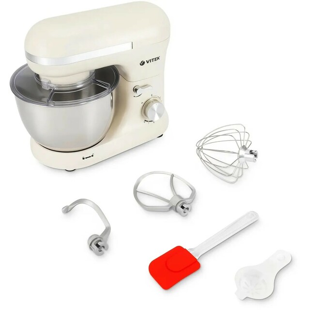 Миксер планетарный Vitek VT-PM0110 (Цвет: Cream)