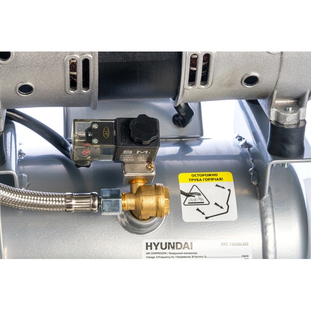 Компрессор поршневой Hyundai HYC 14206LMS (Цвет: Silver)