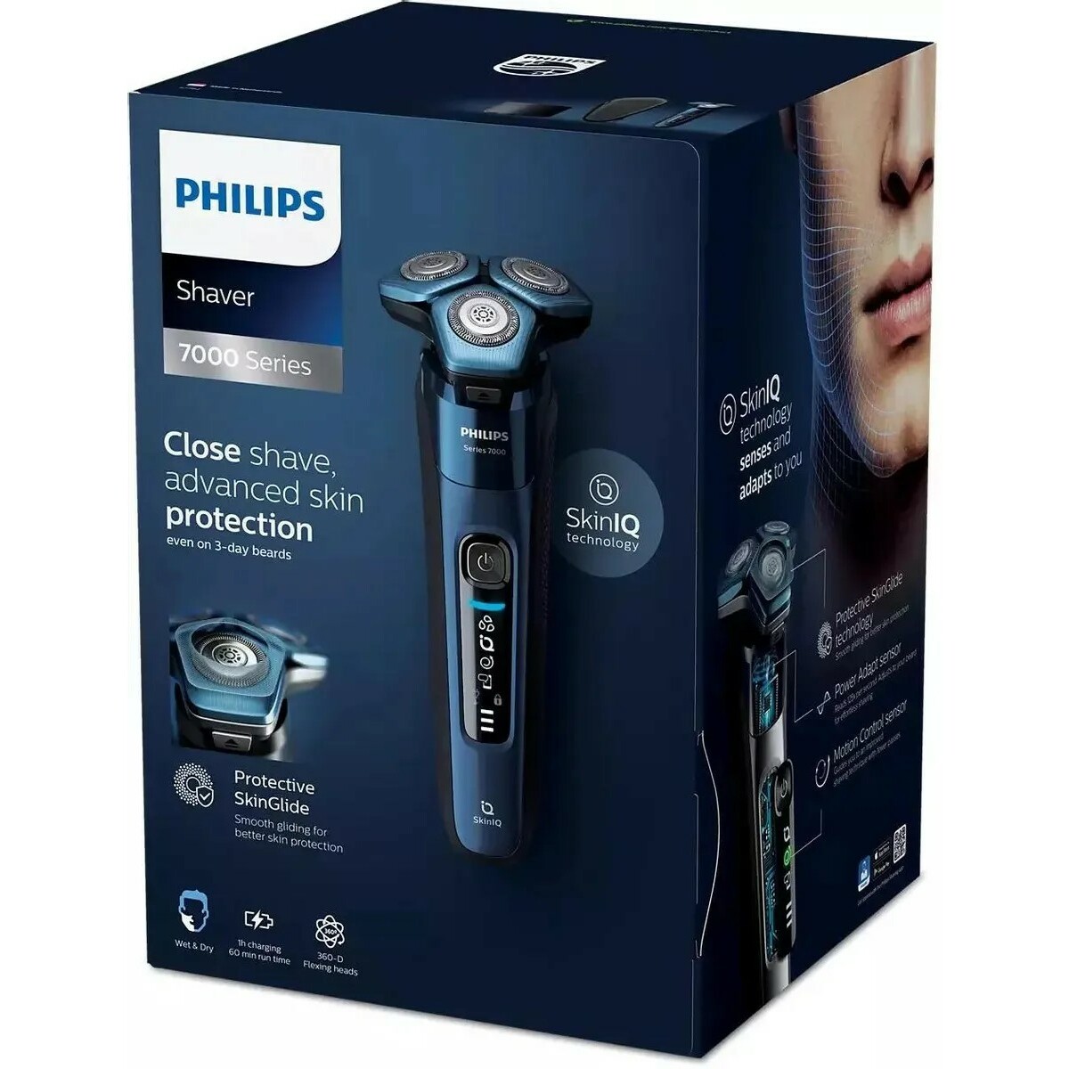 Бритва роторная Philips S7782 / 53 (Цвет: Blue / Black)