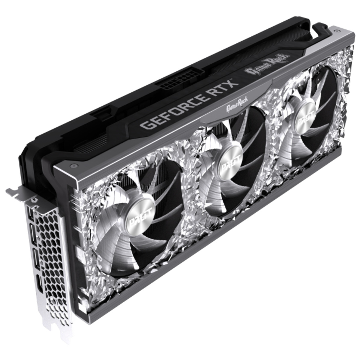 Видеокарта Palit PCI-E 4.0 PA-RTX3070 GAMEROCK 8G V1 LHR NVIDIA GeForce RTX 3070 8192Mb 256 GDDR6 1500 / 14000 / HDMIx1 / DPx3 / HDCP Ret