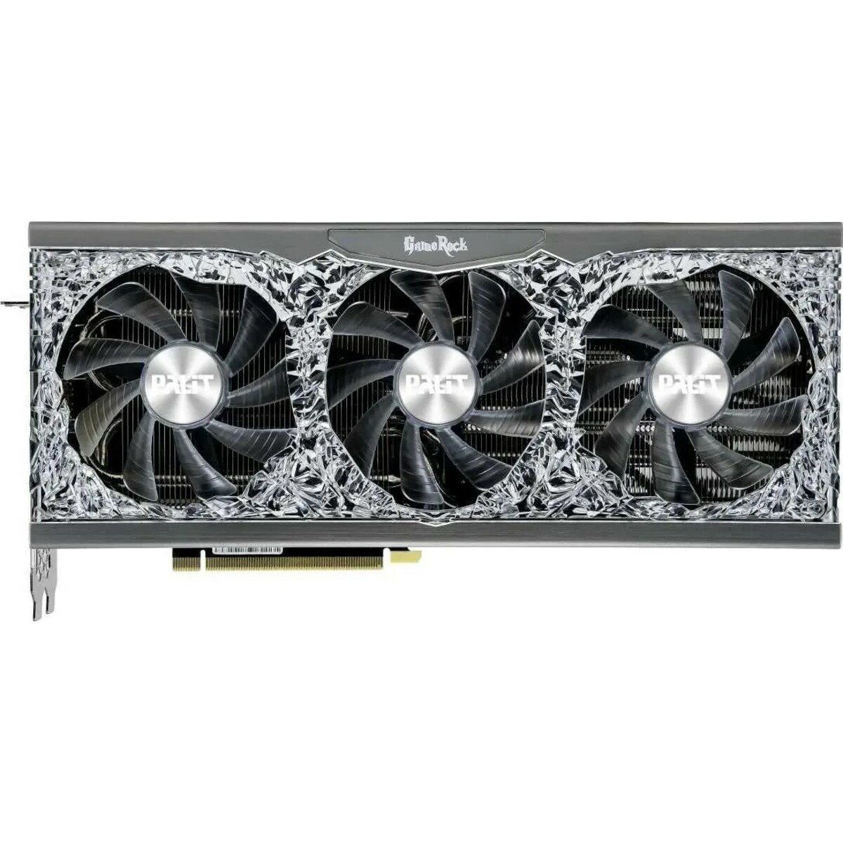 Видеокарта Palit PCI-E 4.0 PA-RTX3070 GAMEROCK 8G V1 LHR NVIDIA GeForce RTX 3070 8192Mb 256 GDDR6 1500/14000/HDMIx1/DPx3/HDCP Ret