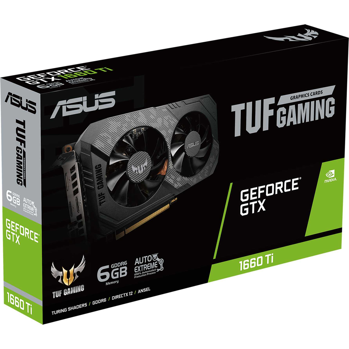 Видеокарта ASUS GeForce GTX 1660 Ti TUF Gaming EVO 6Gb (TUF-GTX1660TI-6G-EVO-GAMING)