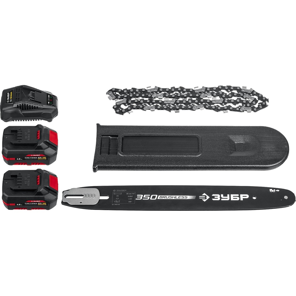 Электрическая цепная пила Зубр ПЦЛ-3635-42 (Цвет: Green)