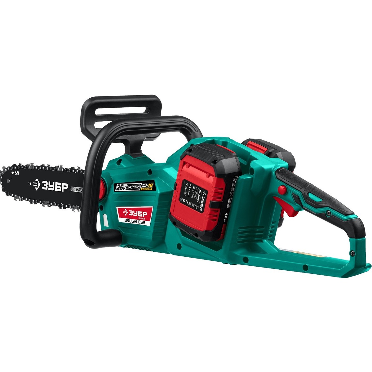 Электрическая цепная пила Зубр ПЦЛ-3635-42 (Цвет: Green)