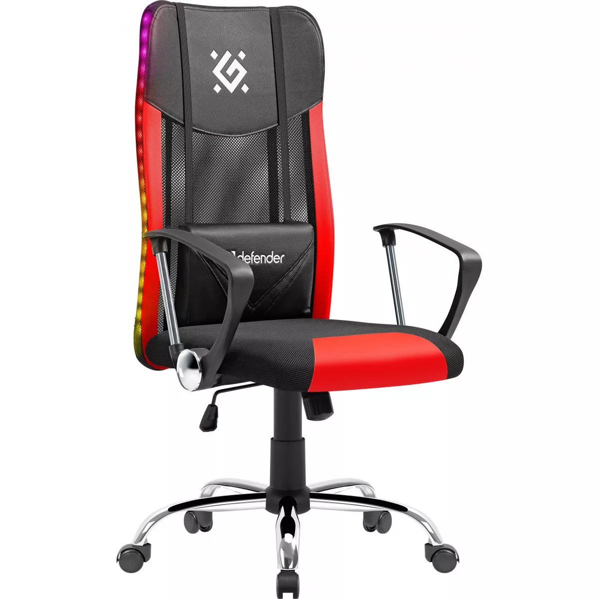Кресло игровое Defender West (Цвет: Black/Red)