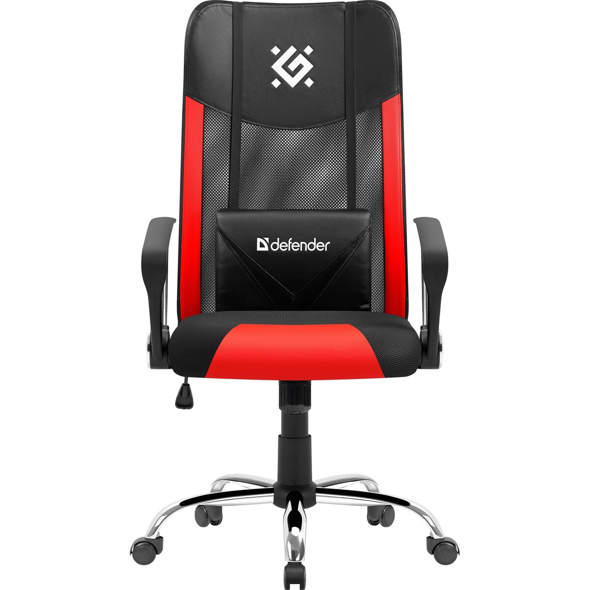 Кресло игровое Defender West (Цвет: Black/Red)