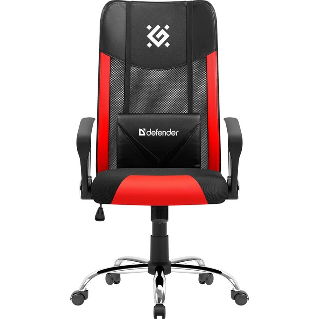 Кресло игровое Defender West (Цвет: Black/Red)