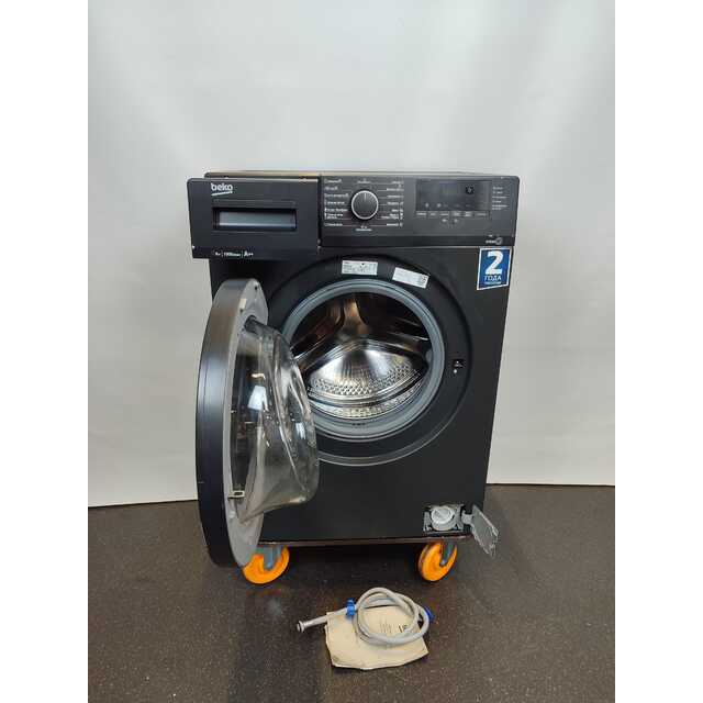 Стиральная машина Beko WSRE6512ZAA, черный