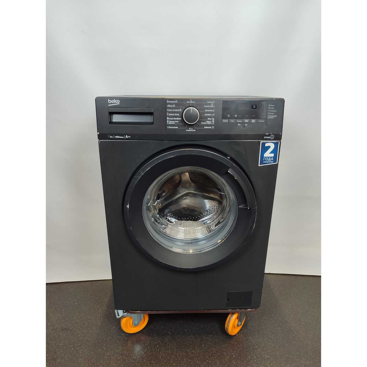 Стиральная машина Beko WSRE6512ZAA, черный