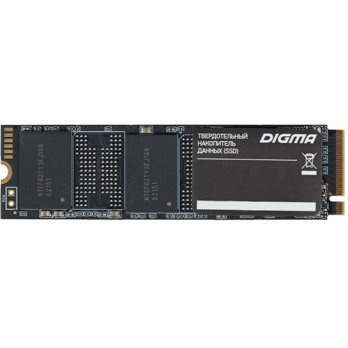 Накопитель SSD Digma Mega P3 PCI-E x4 1Tb DGSM3001TP33T M.2 2280