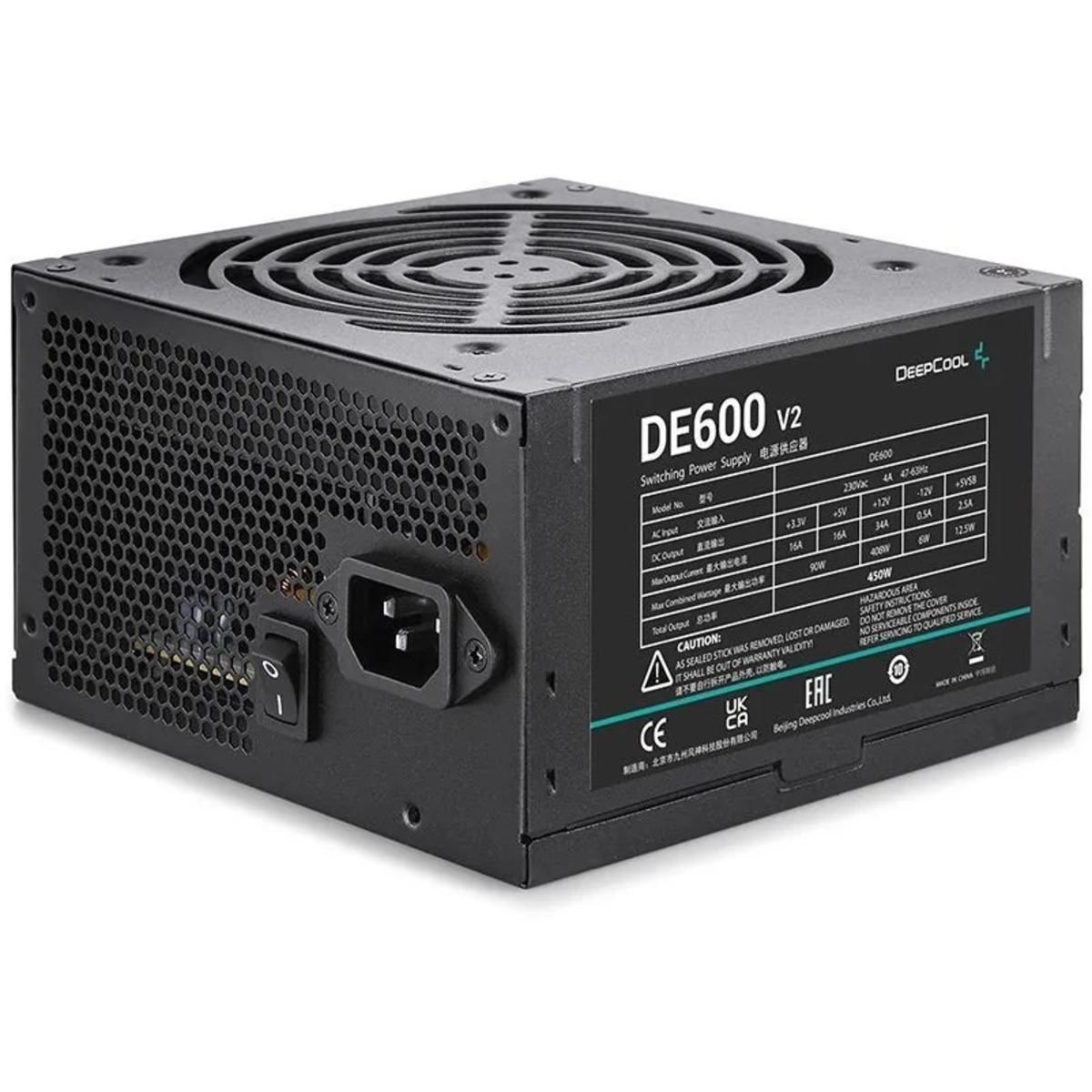 Блок питания Deepcool ATX 450W DE600 V2