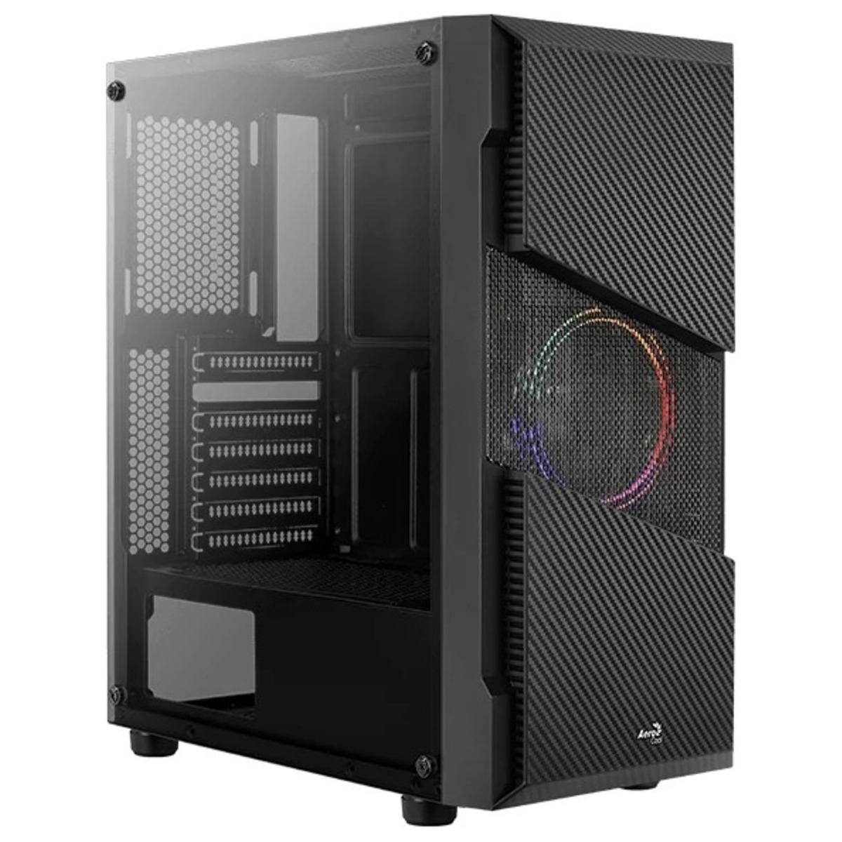 Корпус Aerocool Menace Saturn FRGB v1 ATX (Цвет: Black)