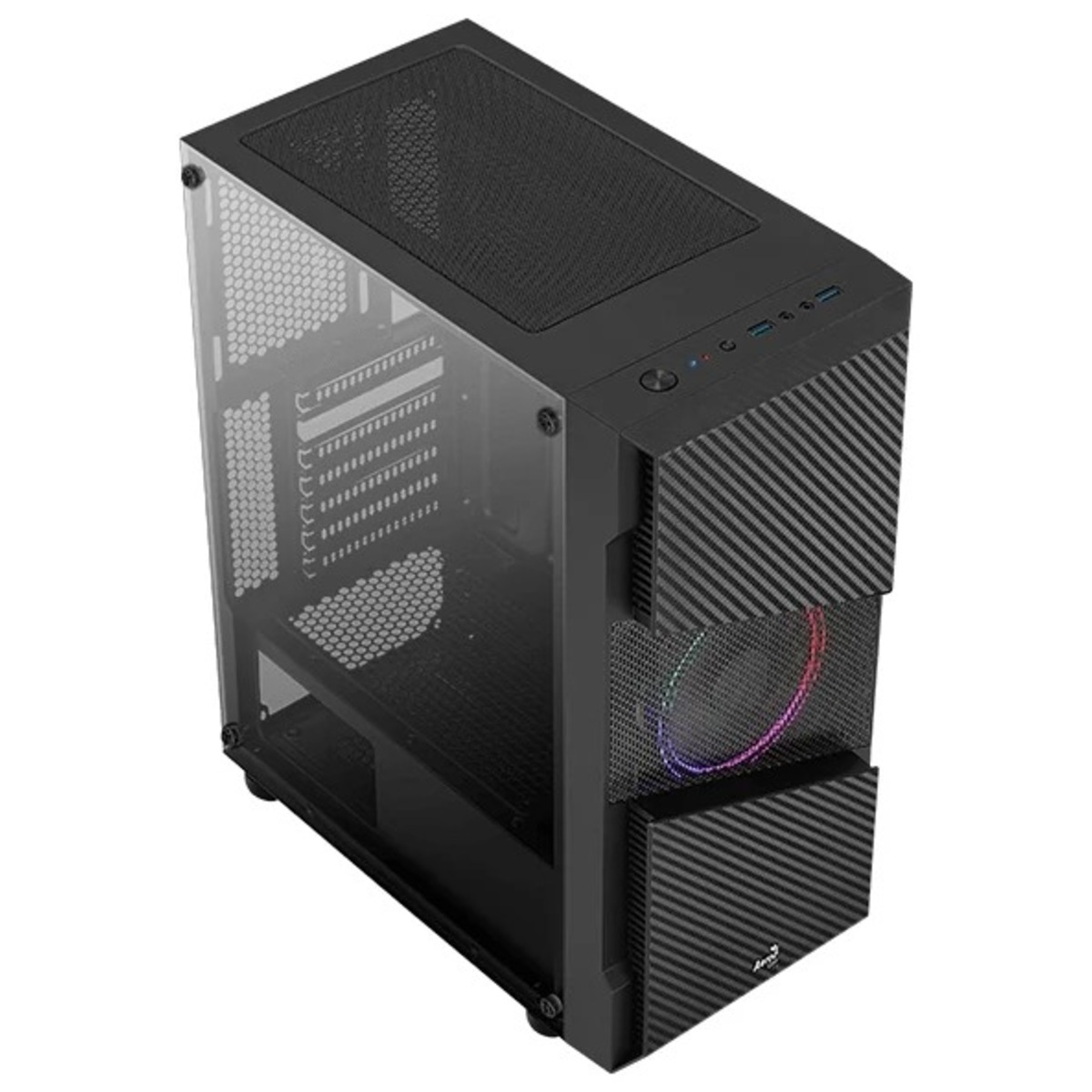 Корпус Aerocool Menace Saturn FRGB v1 ATX (Цвет: Black)