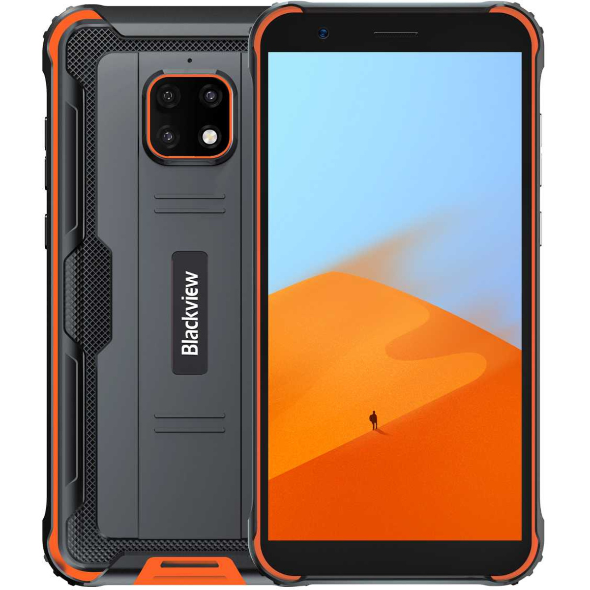 Смартфон Blackview BV4900 3/32Gb (NFC) (Цвет: Black/Orange)