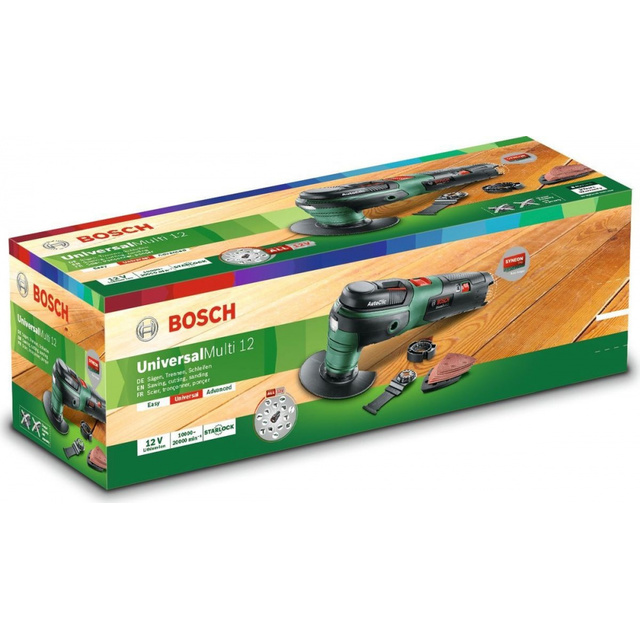 Многофункциональный инструмент Bosch UniversalMulti 12 (Цвет: Green)