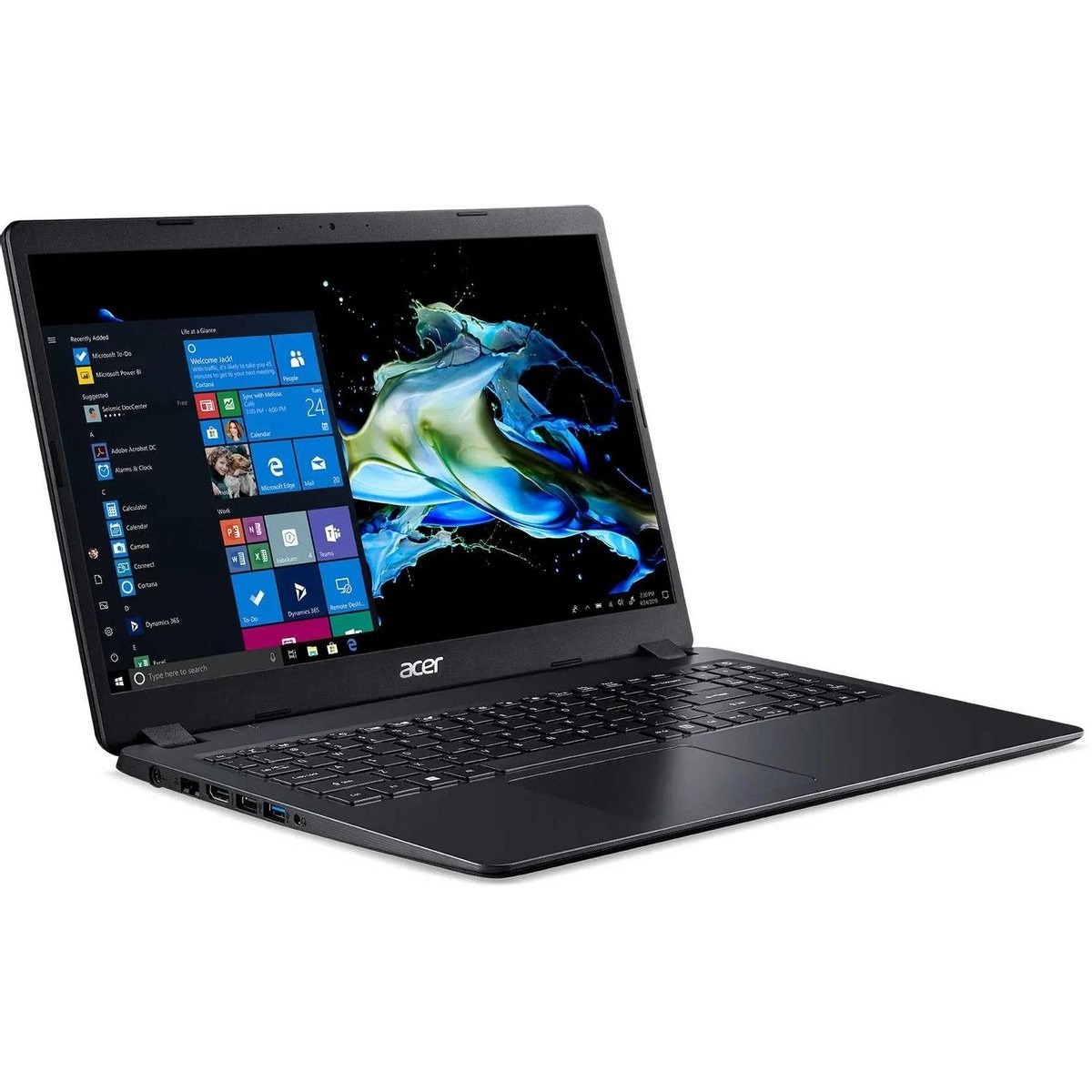 Ноутбук Acer Extensa 15 EX215-52-30GD Core i3 1005G1 8Gb SSD256Gb Intel UHD Graphics 15.6 IPS FHD (1920x1080) Windows 10 Professional black WiFi BT Cam (NX.EG8EX.00N)