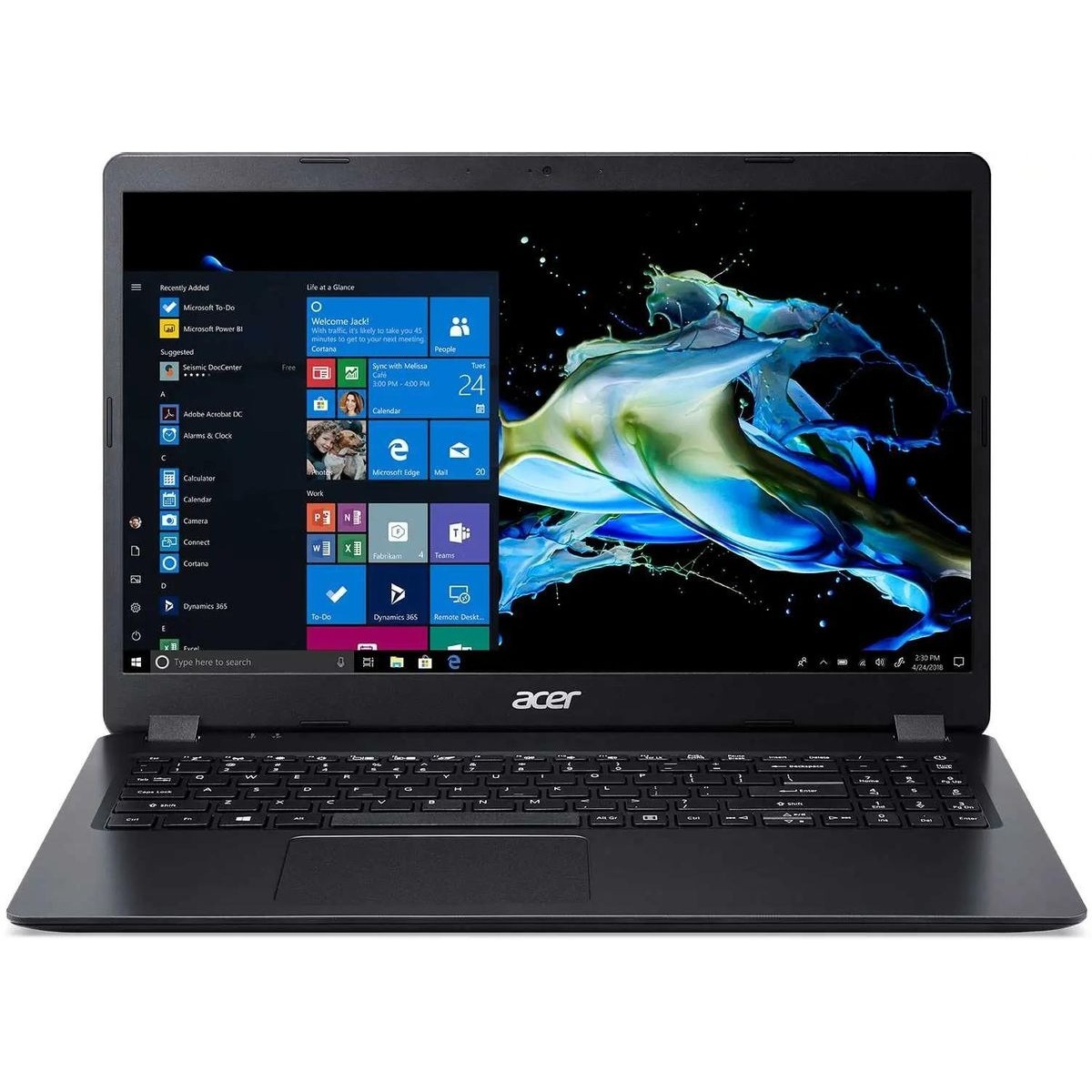 Ноутбук Acer Extensa 15 EX215-52-30GD Core i3 1005G1 8Gb SSD256Gb Intel UHD Graphics 15.6 IPS FHD (1920x1080) Windows 10 Professional black WiFi BT Cam (NX.EG8EX.00N)