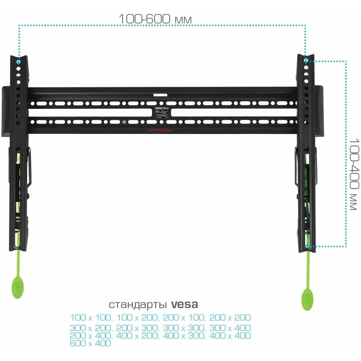Кронштейн для телевизора Arm Media PLASMA-12, черный