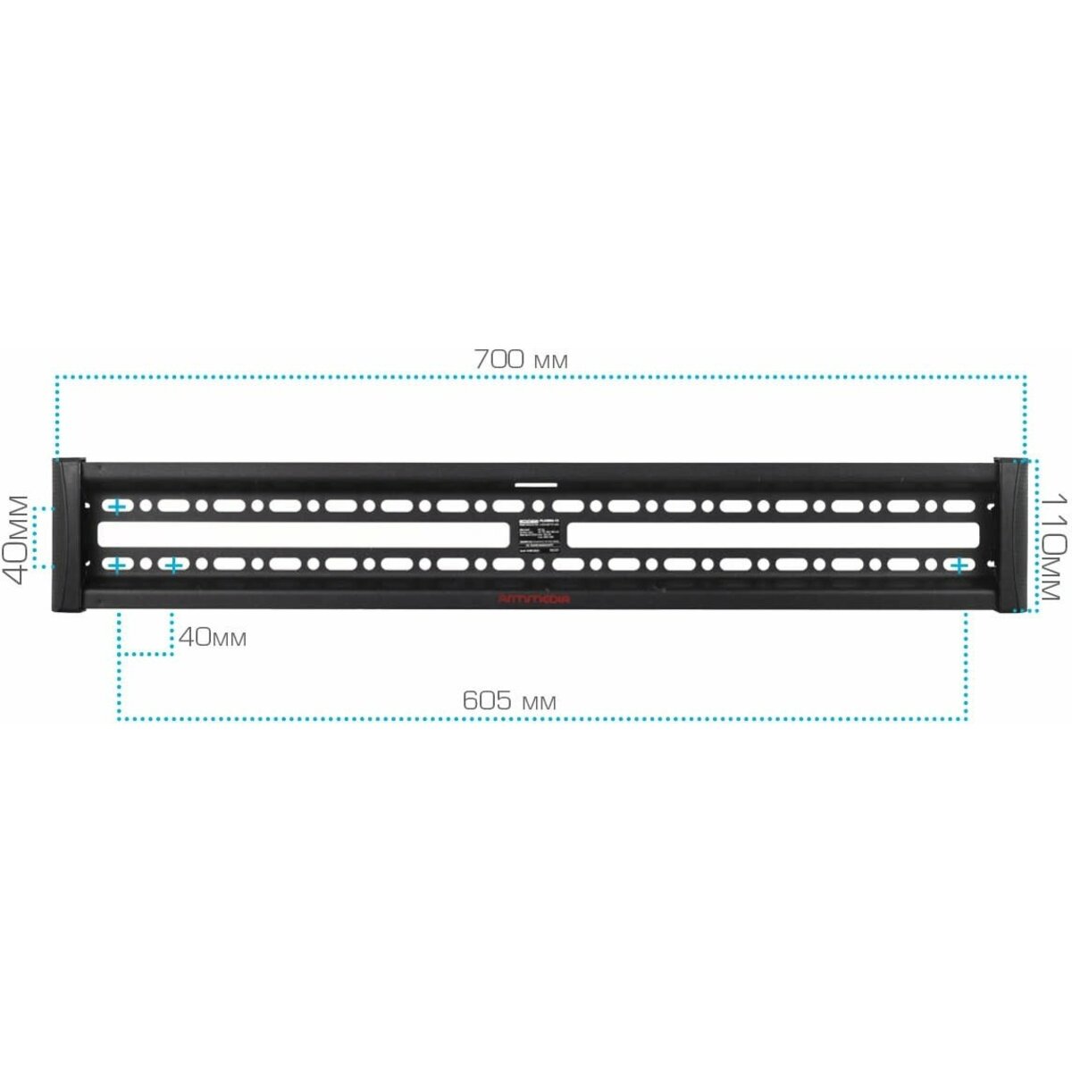 Кронштейн для телевизора Arm Media PLASMA-12, черный