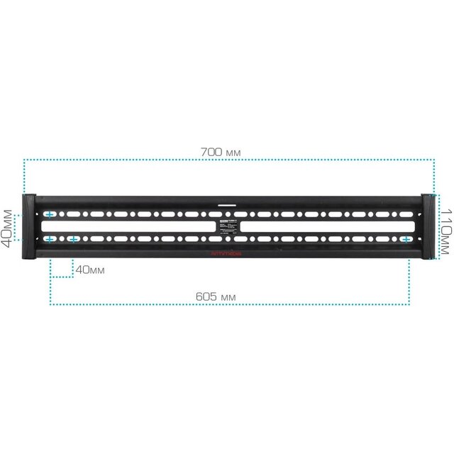 Кронштейн для телевизора Arm Media PLASMA-12, черный