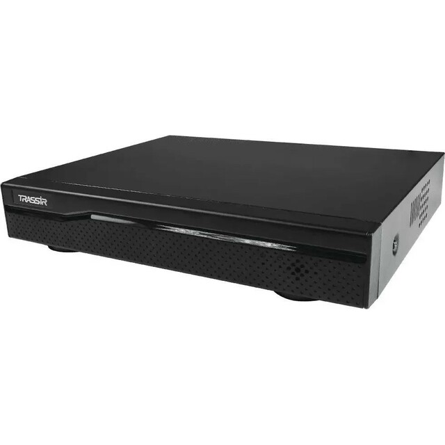 Видеорегистратор цифровой (IP) Trassir NVR-1104P V2, черный