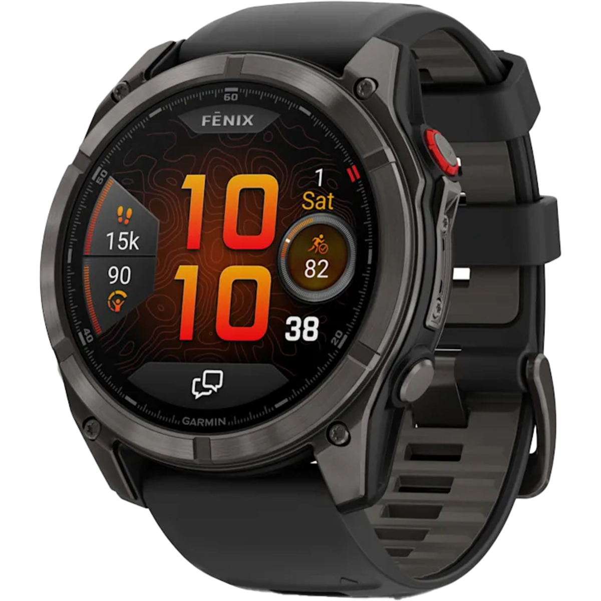 Умные часы Garmin Fenix 8 Pro 51mm Amoled Sapphire (Цвет: Black / Pebble Gray)