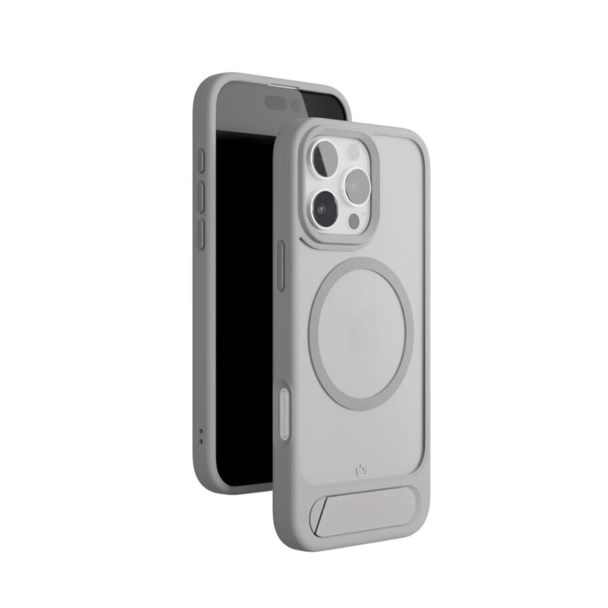 Чехол-накладка VLP Reels Case with MagSafe для смартфона Apple iPhone 16 Pro (Цвет: Grey)