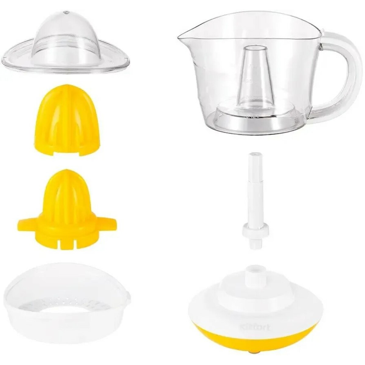 Соковыжималка цитрусовая Kitfort КТ-1148-1 (Цвет: White/Yellow)