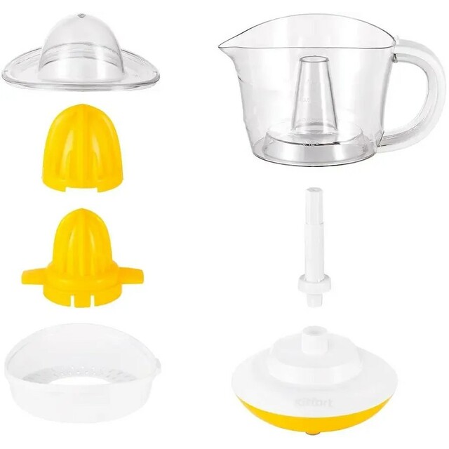 Соковыжималка цитрусовая Kitfort КТ-1148-1 (Цвет: White/Yellow)