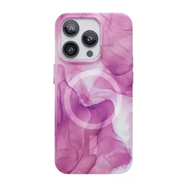 Чехол-накладка VLP Splash Case with MagSafe для смартфона Apple iPhone 14 Pro (Цвет: Pink)